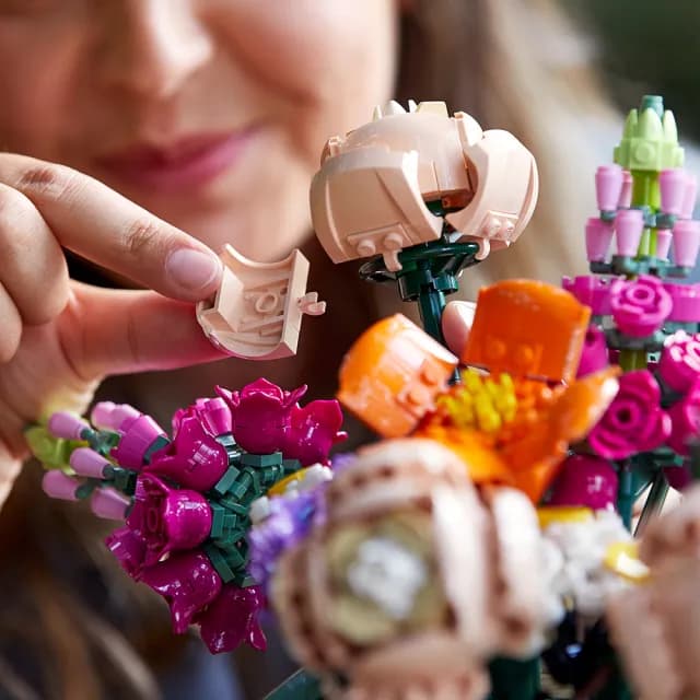 【LEGO 樂高】Botanicals 10280 花束(花束 擺設 居家裝飾 DIY 禮物 情人節禮物)