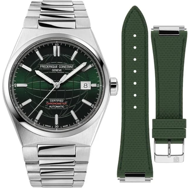 【CONSTANT 康斯登】Highlife COSC 天文台認證機械錶-39mm 送原廠橡膠錶帶 禮物 送禮 推薦(FC-303G3NH6B)