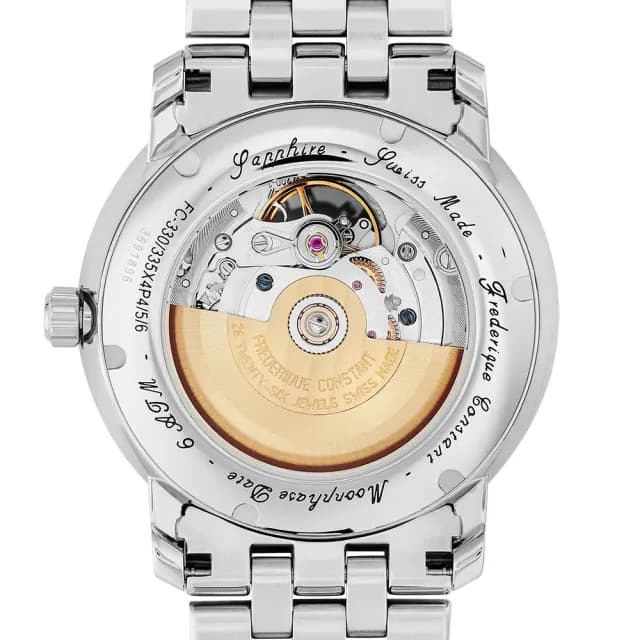 【CONSTANT 康斯登】Classics Heartbeat 開芯月相機械錶 禮物 送禮 推薦(FC-335MC4P6B2)