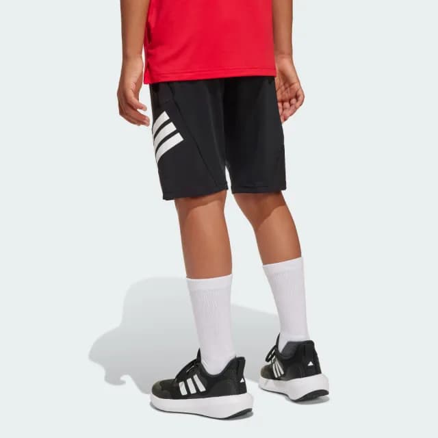 【adidas 愛迪達】ALL SPORTS NXT 運動短褲 吸濕排汗 童裝 JJ1166