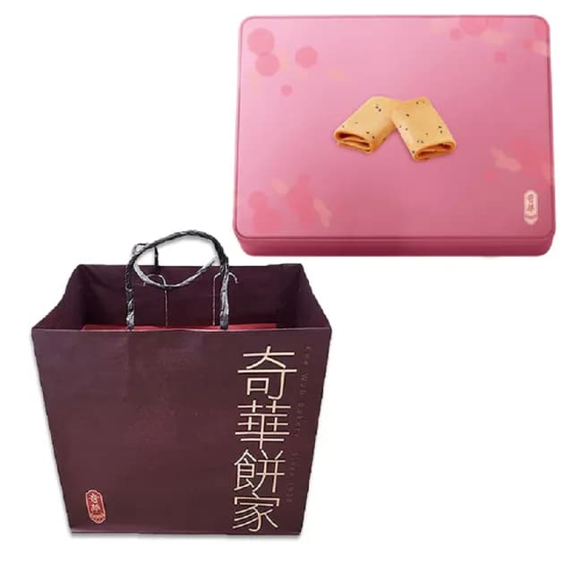 【奇華】粉罐肉鬆鳳凰捲禮盒KA-快(6包/盒 附提袋)