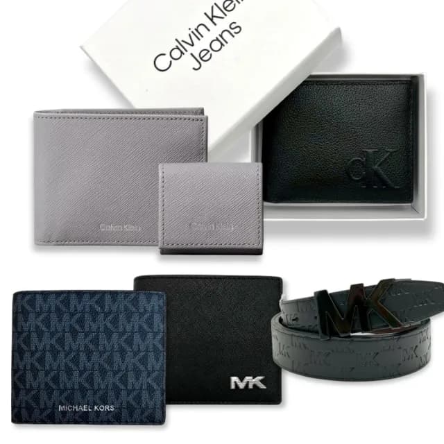 【Michael Kors】x Calvin Klein CK 短夾/長夾/皮帶/皮夾 禮送 父親節(多款可挑)