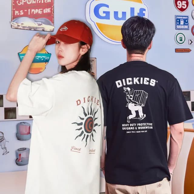 【Dickies】男女款夏日百搭Logo短袖T恤(多款任選)