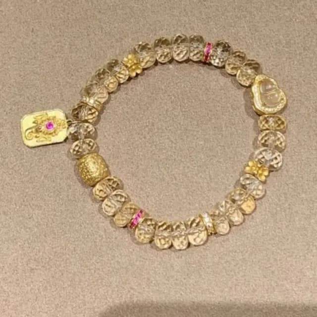 【八方來財】葫蘆水晶琉璃珠手鍊(招財 財富 手串 手珠 手飾 飾品 配件 禮物)