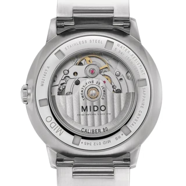 【MIDO 美度】香榭系列 漸層透視機械腕錶 七夕 情人節 禮物 送禮 推薦(M0214071141100)