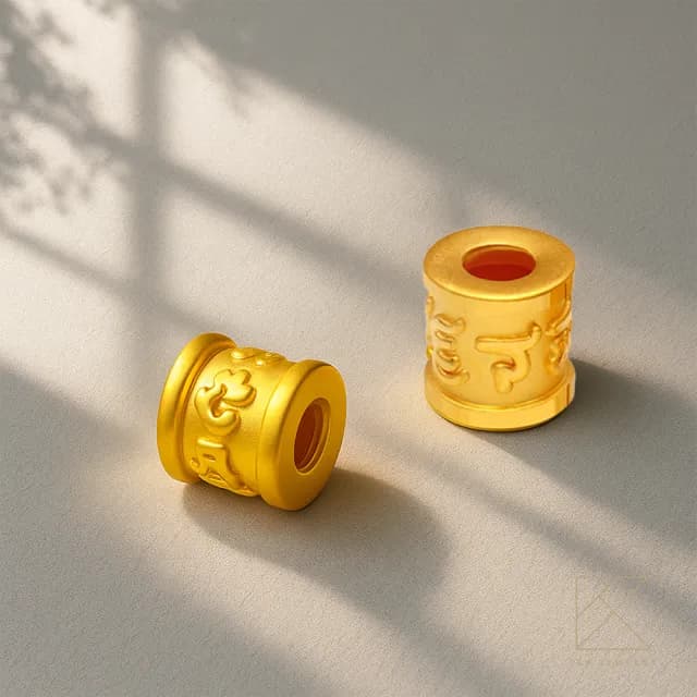 【TLH】雙11 黃金墜編織手繩 純金999兩色可選 六字真言 約重0.03錢±0.01(生日 情人節 送禮)