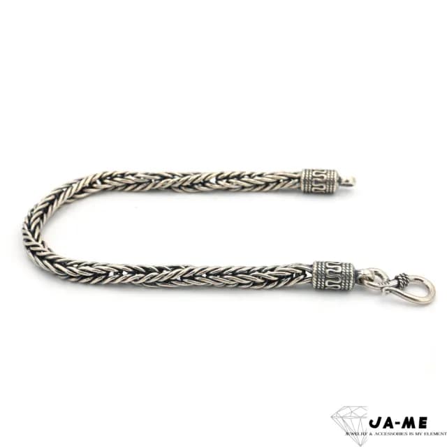 【xmono】千足銀復古龍骨鏈男士手鍊(雙11/禮物/現貨)