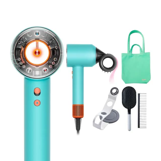 【dyson 戴森】HD16 Supersonic Nural™ 全新一代 智慧吹風機 溫控 負離子(綠松石)
