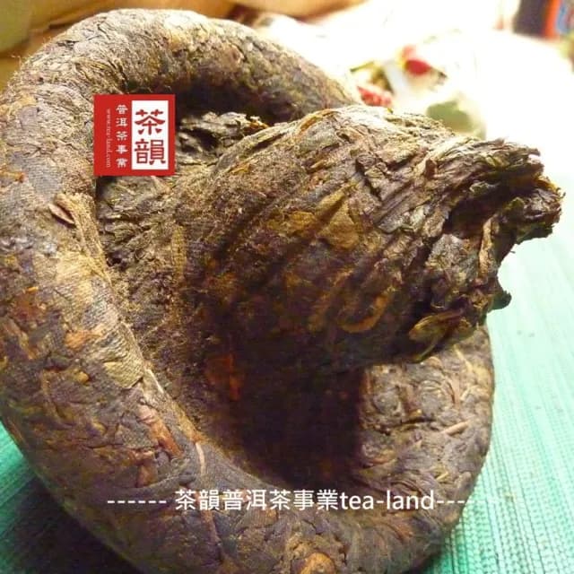 【茶韻】普洱茶2007年下關寶焰雲南緊茶蘑菇生沱茶250g*2茶葉禮盒(附茶樣10g*1.收藏盒*2)