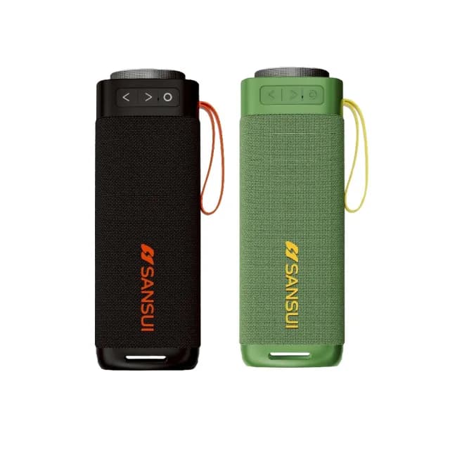 【SANSUI 山水】SR-X6 漫遊者可攜式重低音藍牙喇叭(贈收納盒)