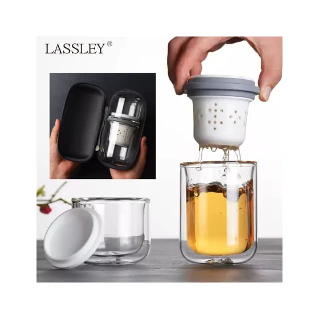 【LASSLEY】致美旅行茶具(泡茶 茶葉 隨行杯 飲茶 養茶 喝茶 隨身 茶具)