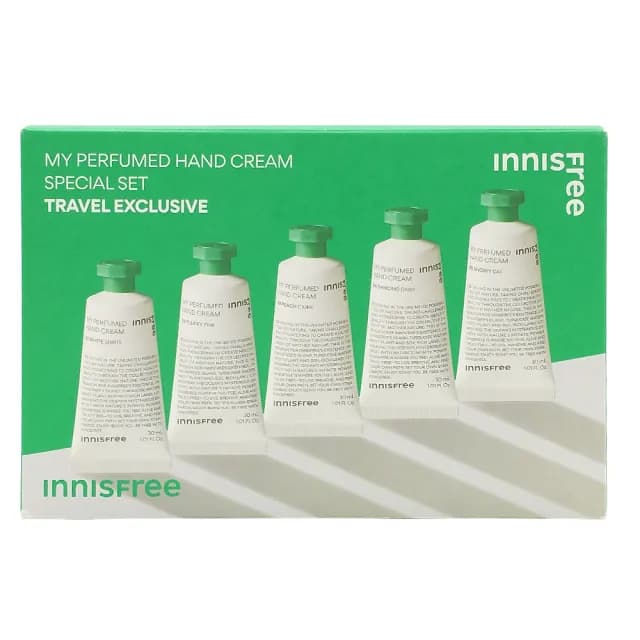 【innisfree】我的香氛護手霜30ml*5入盒裝組(平行輸入  送禮推薦)