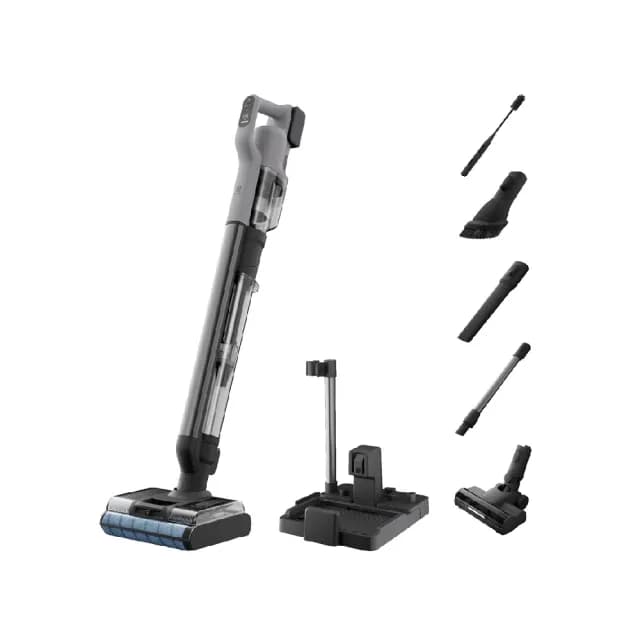 【Electrolux 伊萊克斯】極適家居800 三機一體熱烘吸拖洗地機/吸塵器(EFW81713 冷峽灰)