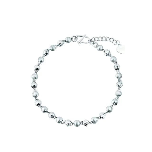 【love pt】PT950鉑金手鍊/白金手鍊  刻花拉砂 搶先週年慶(鼎元珠寶 鉑金 A182)