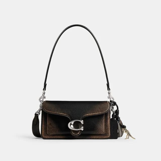 【COACH】蔻馳官方直營 TABBY 20 復古摯愛皮革單肩手袋(CBH36)
