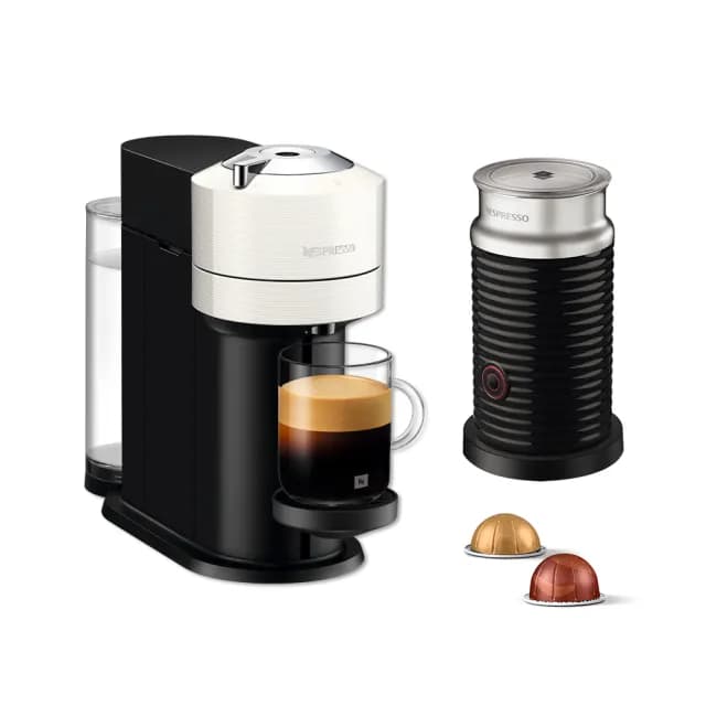 【Nespresso】臻選厚萃Vertuo Next經典款膠囊咖啡機奶泡機組合_多色任選 咖啡機 送禮(瑞士頂級咖啡品牌)