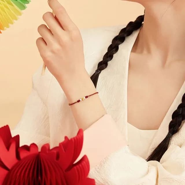 【Penny珮妮】999黃金 貓眼金珠珍珠 編織手繩手鍊2色可選(母親節 生日禮 情人節 交換禮物 結婚 新年 尾牙)