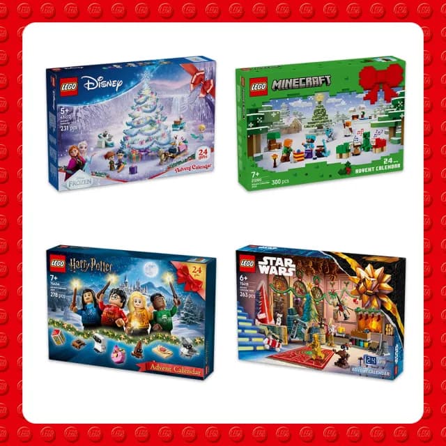 【LEGO 樂高】2025年驚喜月曆_Minecraft、哈利波特、星際大戰、迪士尼冰雪奇緣(聖誕節禮物 交換禮物)