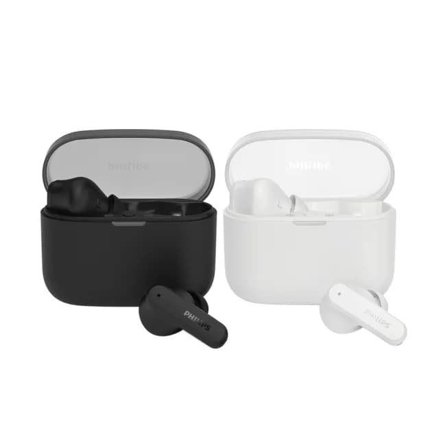 【Philips 飛利浦】AI降噪4麥克風強化低音藍牙耳機-TAT2000