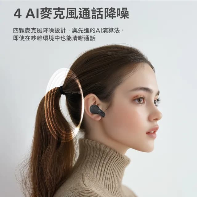 【Philips 飛利浦】AI降噪4麥克風強化低音藍牙耳機-TAT2000