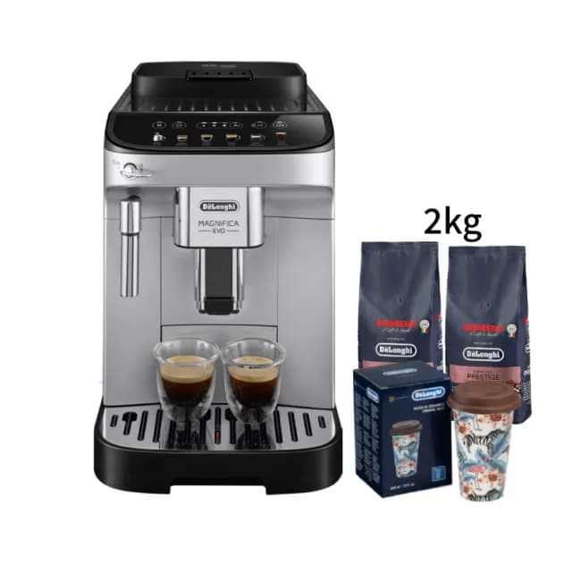 【Delonghi】官方直營 ECAM 290.43.SB 全自動義式咖啡機(+ 咖啡豆隨行杯套組)