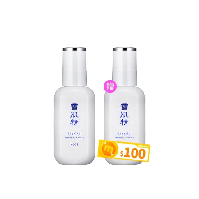 【KOSE 高絲】浪浪公益限定 雪肌精 舒芙蕾精華乳 140ml(買1送1)