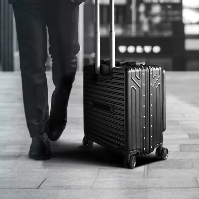 【Arowana 亞諾納】18吋鋁框機長箱/前開式/商務箱(多色任選)