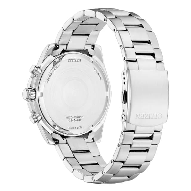 【CITIZEN 星辰】Chronograph系列 時尚三眼 計時腕錶 七夕 情人節 禮物 送禮 推薦(AN8230-59L)