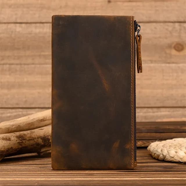 【LEEHER】情人節禮物 真皮錢包/男生錢包/卡夾/手拿包/瘋馬皮/皮夾/錢包/長夾