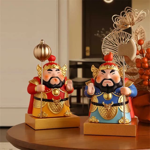 【超微米】貝漢美門神擺件 客廳入戶玄關擺飾 辦公室桌面裝飾品 搬家禮物 喬遷新居禮品(貝漢美門神擺件)