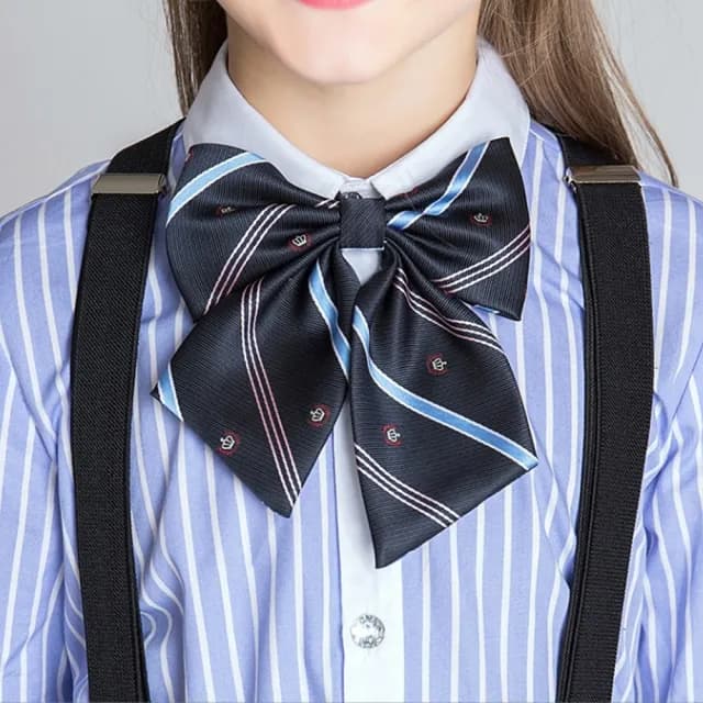 【橘魔法】質感緞帶大蝴蝶可調領結(婚禮 小禮服 禮服 洋裝 兒童 女童 花童 西裝 表演 童裝  童裝)