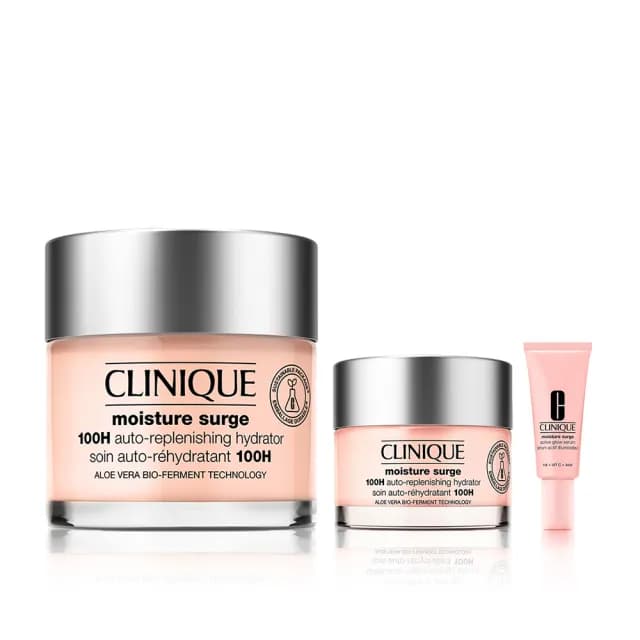 【CLINIQUE 倩碧】水磁場穩膚透亮爆水組(水磁場100H活水循環保濕凝膠75ml/七夕/情人節禮物)