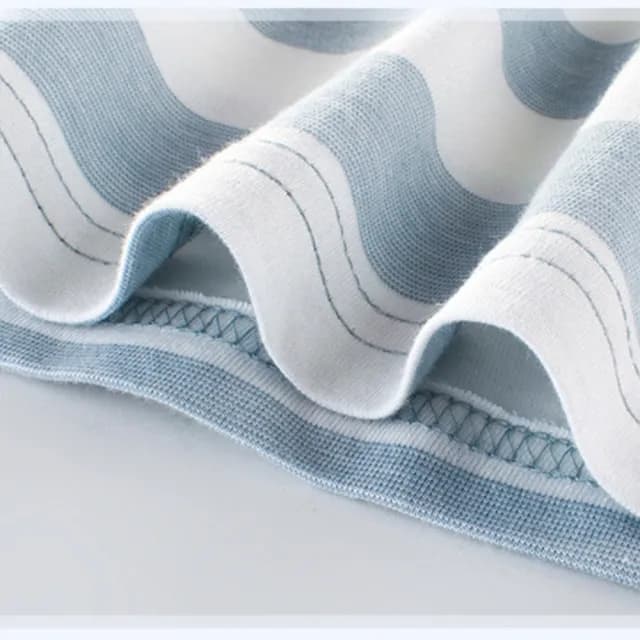 【橘魔法】寬條開岔短袖上衣(T恤 棉T 童裝 中性款 男童 兒童 童裝)