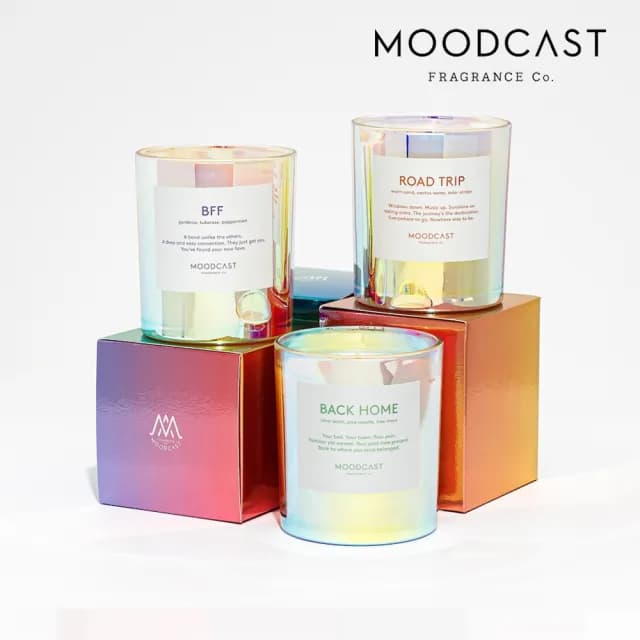 【MOODCAST】美國手工香氛蠟燭一入 8oz/227g(多款香味任選.天然椰子蠟.居家香氛.送禮首選)