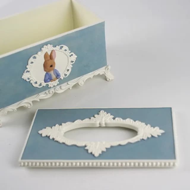 【PETER RABBIT 比得兔】比得兔古典風面紙盒(送禮 居家佈置 開幕禮物 入厝禮品 收納盒 poly)
