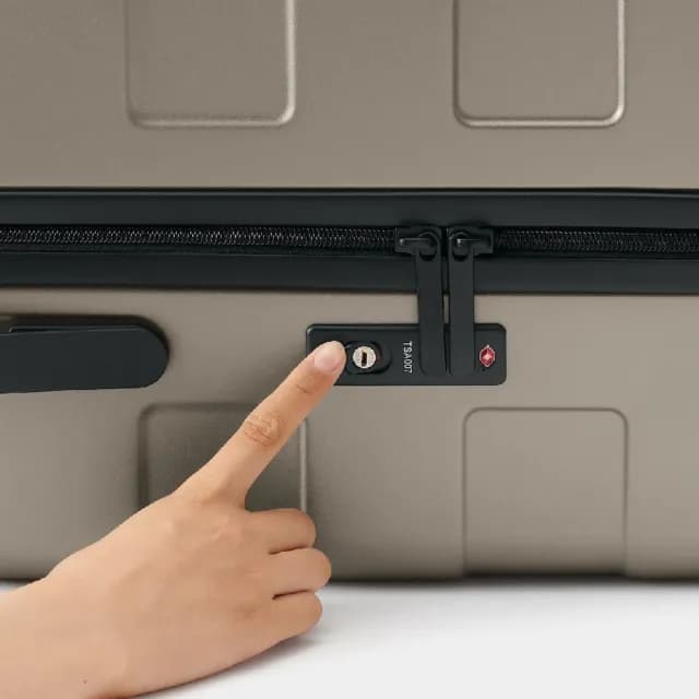 【MUJI 無印良品】四輪硬殼止滑拉桿箱105L(灰色/黑色/米色)