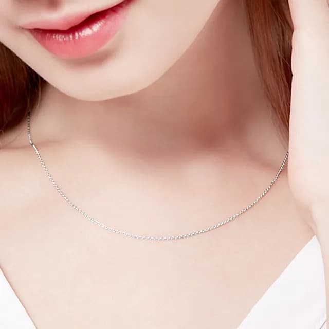 【BRILLMOND】義大利三色K金圓十字鍊(1.2mm 1.4g 三色任選)