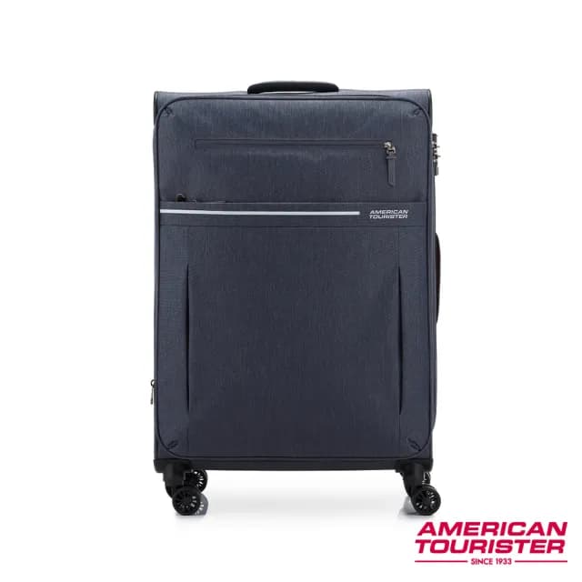 【AMERICAN TOURISTER 美國旅行者】28吋 SKY BLAZE 前開式/上掀式可擴充輕量布面軟殼行李箱/布箱(多色可選)