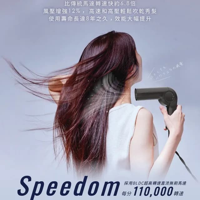 【TESCOM】TD860TW 自動變壓修護離子吹風機(國際電壓 摺疊吹風機)