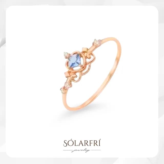 【SOLARFRi】童話系輕奢閃耀戒指｜可調戒圍大小 禮盒包裝(閨蜜女兒女友老婆定情生日情人禮物)