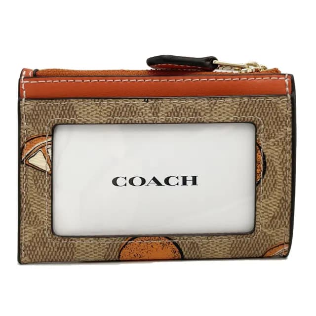 【COACH】水果印花悠遊卡夾鑰匙零錢包附原廠禮盒(多款選一)