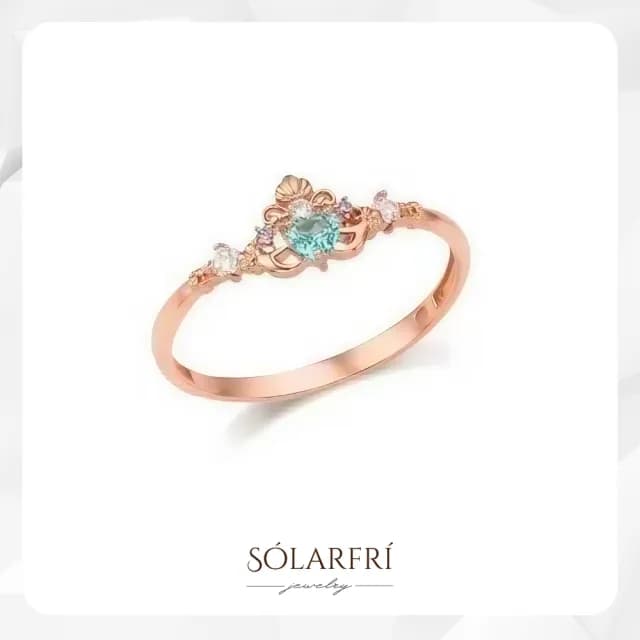 【SOLARFRi】童話系輕奢閃耀戒指｜可調戒圍大小 禮盒包裝(閨蜜女兒女友老婆定情生日情人禮物)