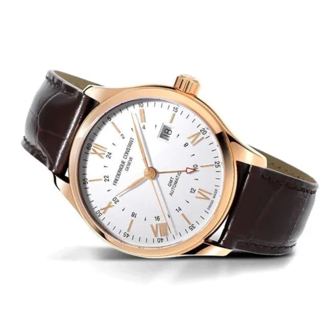 【CONSTANT 康斯登】Classics GMT機械錶 禮物 送禮 推薦(FC-350V5B4)