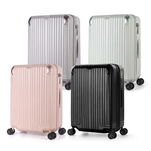 【ALLEZ 奧莉薇閣】速達 25吋 箱見恨晚III 金屬護角 大容量可擴充行李箱(AVT23325)