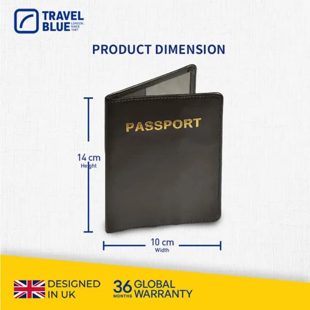 【Travel Blue 藍旅】RFID防盜護照皮夾  TB621(護照套/護照夾)