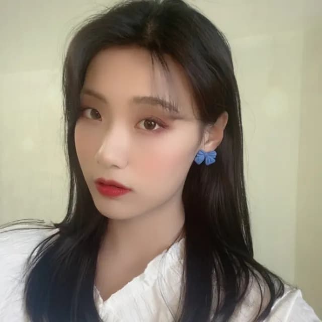 【法式耳環】法式復古藍色蝴蝶結耳環1對(美少女 可愛 耳墜 耳飾 耳針 耳釘 首飾 禮物)