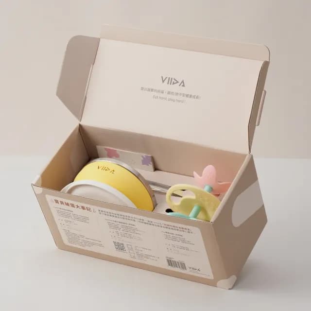 【VIIDA】阿姆阿姆好食趣禮盒組(寶寶餐具/固齒器/彌月/生日/新生兒/送禮)