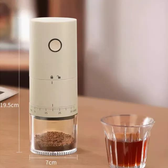 【伊德萊斯】雙11 多功能全自動咖啡磨豆機 家用小型咖啡豆研磨機 磨豆器(隨行咖啡機 交換禮物)