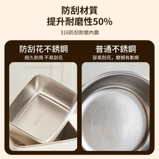 【LZQ】韓系可微波加熱便當盒 316不鏽鋼雙層保溫飯盒 學生便攜午餐盒 保鮮盒 食物儲存盒(贈保溫袋+餐具)