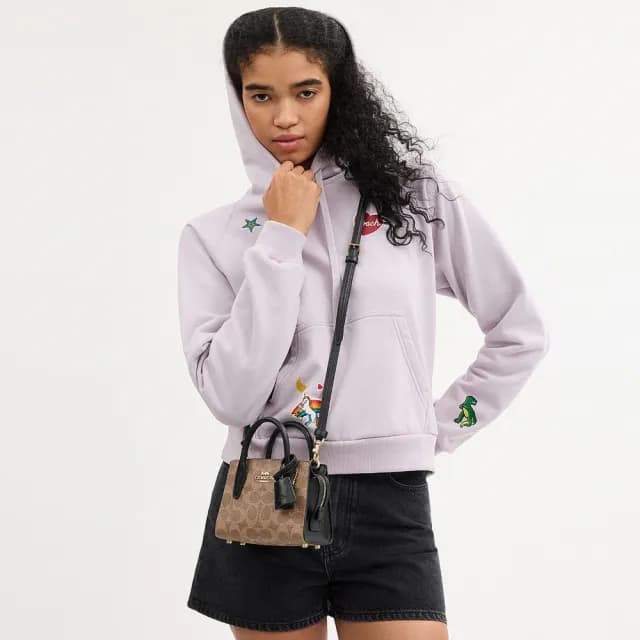 【COACH】蔻馳官方直營 ANDREA經典Logo 托特手袋 斜背手袋-多款多色選(CW304)